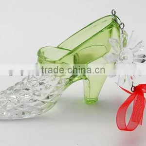 Acrylic Manufacturer Craft Clear Crystal Shoes Wedding & Valentines Gift thumbnail-5