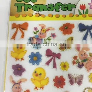 Reusable Transfer Sticker, Egg Transfer Sticker, Easter Holiday Egg Transfer Sticker thumbnail-2