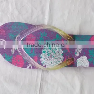 PE Colorful Printed Flip Flop Beach Slipper thumbnail-1