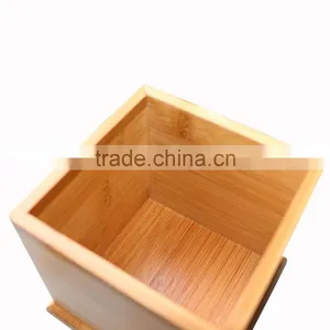 100% Natural Customized Original Cheap Bamboo Spice Jar thumbnail-5