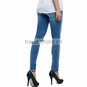 100% Warranty Cotton Girls Super Low Waist Abrasion Woman Sexy Jeans thumbnail-3