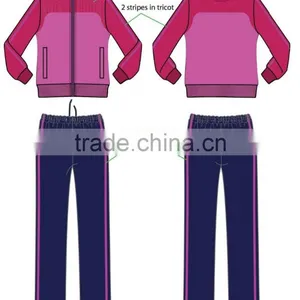 20,000 Sets STOCKLOTS Factory Sport Wear Suit Mens Women's 220g Polytricot Fabric Stocks thumbnail-3