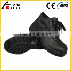 Anti-Static High Cuff Waterproof Safety Shoes With Genuine Leather thumbnail-1