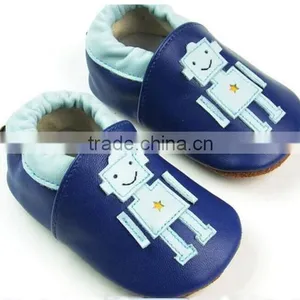 Baby Slippers Soft Leather Baby Shoes thumbnail-3