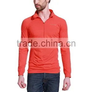 Seamless New Cycling Running Zipped Sport Wear Tshirt for Man thumbnail-1