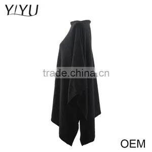 Custom Fashion Cashmere Wool Knitted Women Poncho Sweater thumbnail-3