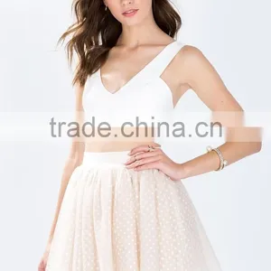 Fashion Princess Favorite Tulle Skirt,polka Dots Pring Mini Skirts thumbnail-2