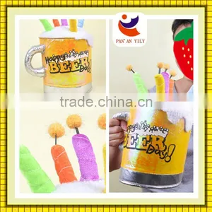 Novelty Happy Birthday Beer Party Hat thumbnail-1