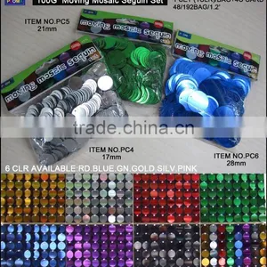 (PC4) 100g Moving Mosaic Sequin Set thumbnail-1