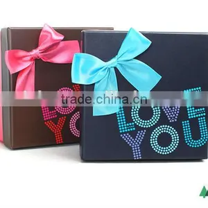 Romantic Valentine's Day Gift Box With Printed "Love You" ,Birthday Party Gift Box Manufacturer thumbnail-3
