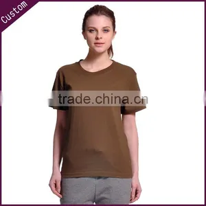 Women's Apperal Slim Fit Plain 100% Cotton t Shirt Wholesale thumbnail-3