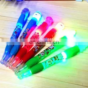 Multi Function School Used Led Pen Projection Logo Plastic Pen thumbnail-1