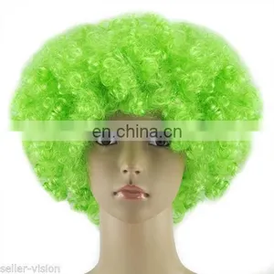 Cheap Colorful Afro Party Wig thumbnail-6