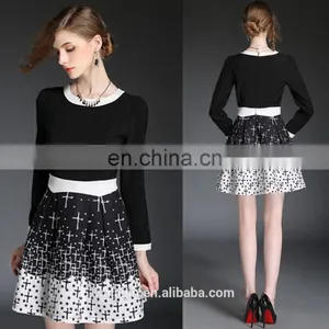 Wholesale High Quality Ladies Knit Dress OEM, High Quality Dress Fashion thumbnail-1