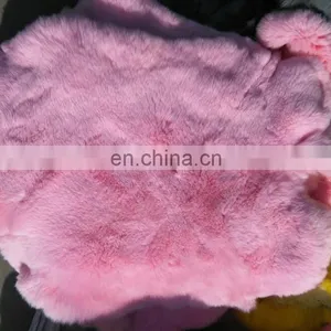 Factory Wholesale Raw or Dyed Color Big and Soft Real Rex Rabbit Fur Rex Rabbit Skins thumbnail-4