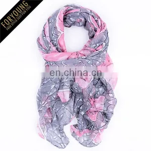 Bright Block Print Black and Yellow Scarf thumbnail-1
