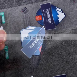 Manufacture Customized Transparent Customized Printing Vinyl Label Self-adhesive Stickers for Mineral Water Bottle thumbnail-3