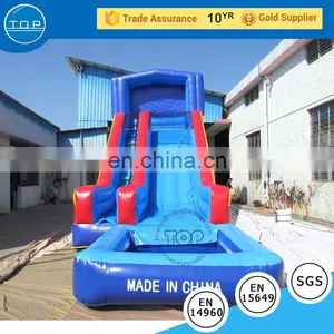 TOP INFLATABLES Hot Selling Banzai Typhoon Twist Tobo Gay Cartoon Inflatable Slide Water thumbnail-1
