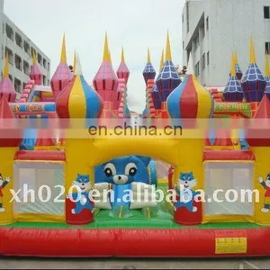 Endless Fun and Populare Outdoor or Indoor Commercial Grade Vinyl Tarpaulin Giant Inflatable Amusement Park FU007 thumbnail-1