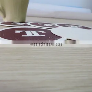 Hot Sale Letter Printing Thin Cork Cardboard Coaster for Beverage thumbnail-4