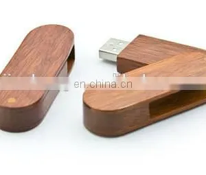 Full Capacity Wooden Usb Flash With Custom Printing Logo thumbnail-4