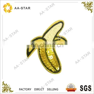 New Arrived Banana Shape Reversible Sequin Patches for Bags thumbnail-1
