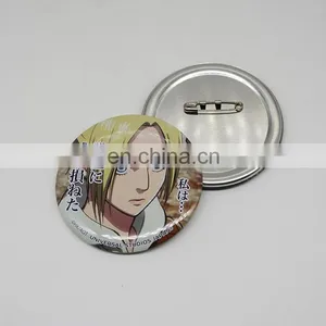 Personality Tin Metal Round Button Pin Badge thumbnail-1