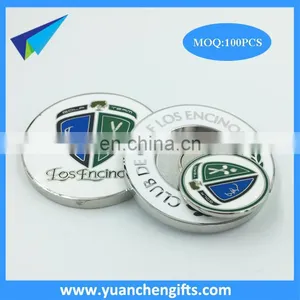 Zinc Alloy Hard Enamel Magnetic Poker Chip Ball Marker 45mm thumbnail-1