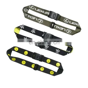 Good Quality Custom Polyester Printing Travel Uggage Belt Strap With Buckle thumbnail-6