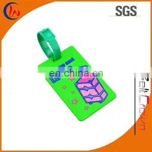 New Design PVC Soft Luggage Tag Personalized Luggage Tags thumbnail-1