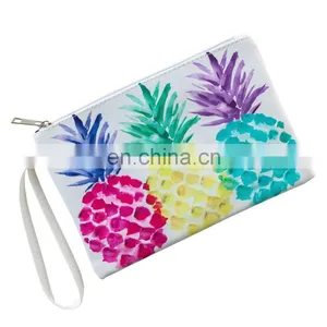 PU Leather Pineapple Printed Pattern Coin Bag thumbnail-1