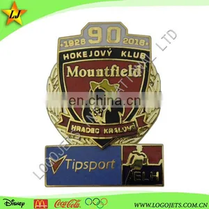 Wholesale Cheap Custom Army Police Sports Running Gold Souvenir Magnetic Military Badge thumbnail-2