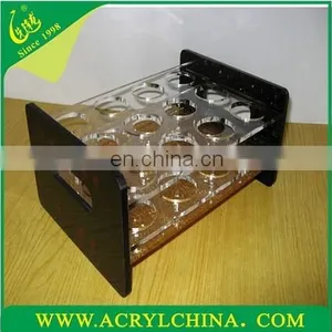 Customized Acrylic Wine Glass Holder Plate With Round Hole for KTV thumbnail-1