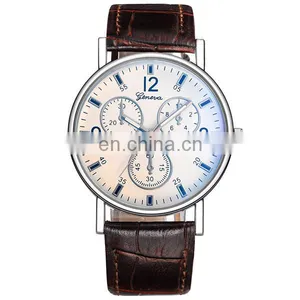Wholesale Com Leather Watch Sport Watch Watches Men Wrist thumbnail-4