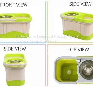 KXY-FT Double Color Spin Mop 360,360 Spin Mop,Deluxe 360 Spin Mop,360 Spin Mop With Folding Bucket Factory thumbnail-1