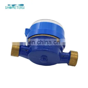 8 Wheels 1/2inch 15mm Brass Single Jet Water Meter LXDG-15 thumbnail-6