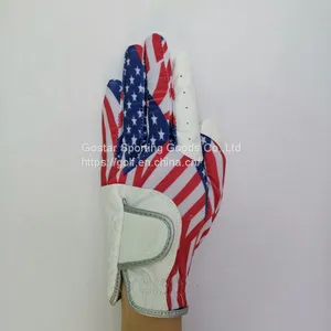 USA Flag Clothes Printing and Breathable Golf Glove for Women thumbnail-3