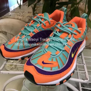Nike Air Max 98 QS in Orange Nike Shoes on Sale 50 off thumbnail-3