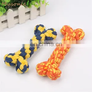 Multiple Types Pet Variety Health Benefits Strong Chew Bone Cotton Rope Dog Toys thumbnail-2
