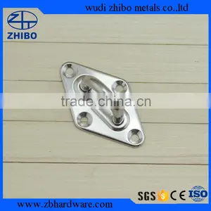 Stainless Steel Rigging Hardware / Marine Hardware Diamond Pad Eye thumbnail-2