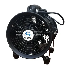 Custom Black Portable Ventilator Fan Black Portable Blower Manufacturer Ventilation Equipment Factory thumbnail-1
