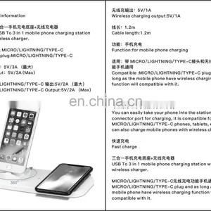Qi Wireless Charging Mobile Phone Wholesale New Product Phone Holder For Iphone For Huawei Universal Wireless Charger thumbnail-2