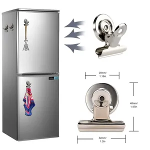 Ferrite Magnetic Clips Fridge Magnet Clips for Photo Displays on Whiteboard thumbnail-1