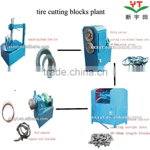 Professional Waste Tire Cutting Machine to Tire Pieces thumbnail-1
