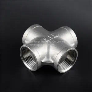 SP114 Class 150 Cast Threaded NPT Cross thumbnail-1