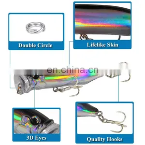 Floating Wave Fresh Water Hard Bait Hull Crank Kit Artificial Bait Bait 7cm 9.4g Plastic Soft Lures Fish Shape thumbnail-4