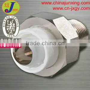 PERT Pipe Fittings/ Plastic Pipe Fittings Male Threaded Union thumbnail-1