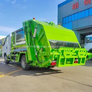 Dongfeng 3cbm Mini Garbage Truck for Sale 2ton Capacity Garbage Compactor Truck thumbnail-3