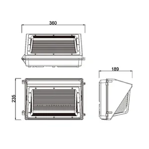 Anti-UV Exterior Wall Light DLWA-LED-017 thumbnail-4