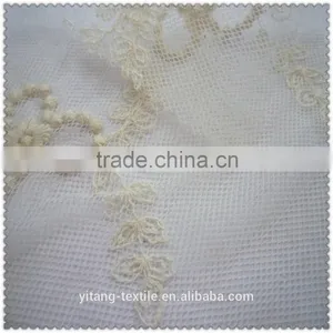 Embroidrered Big Flower Net Fabric thumbnail-2